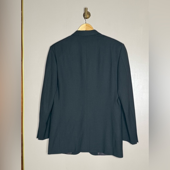 Vintage Italian Pure Wool Blazer 40R Made in Italy Tailored Suit Jacket - Picture 2 of 5